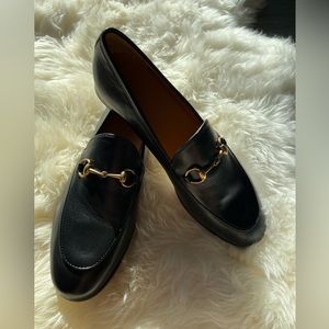 Gucci Jordaan Leather Loafers